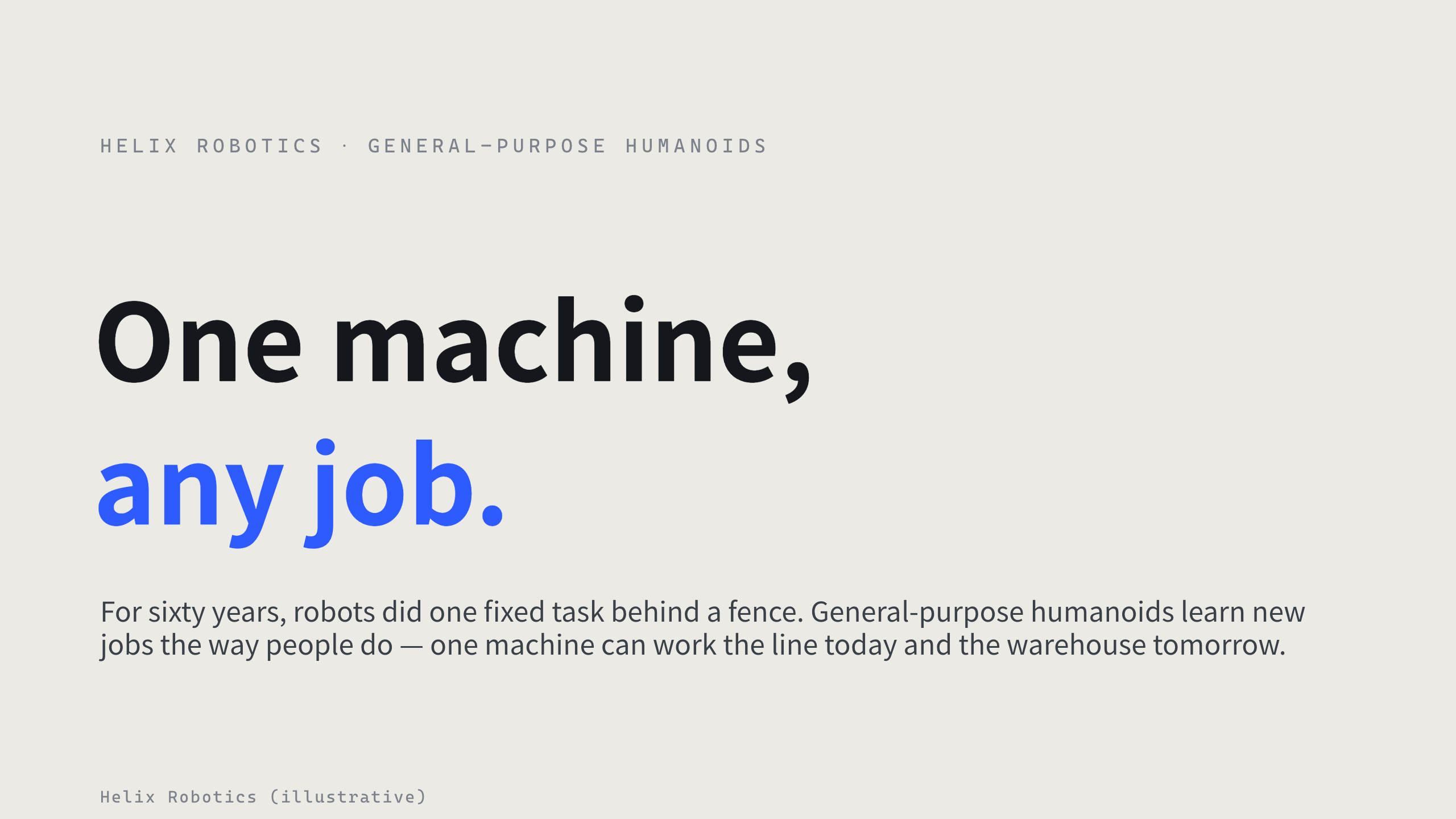 general-purpose humanoid robotics 第 1 页