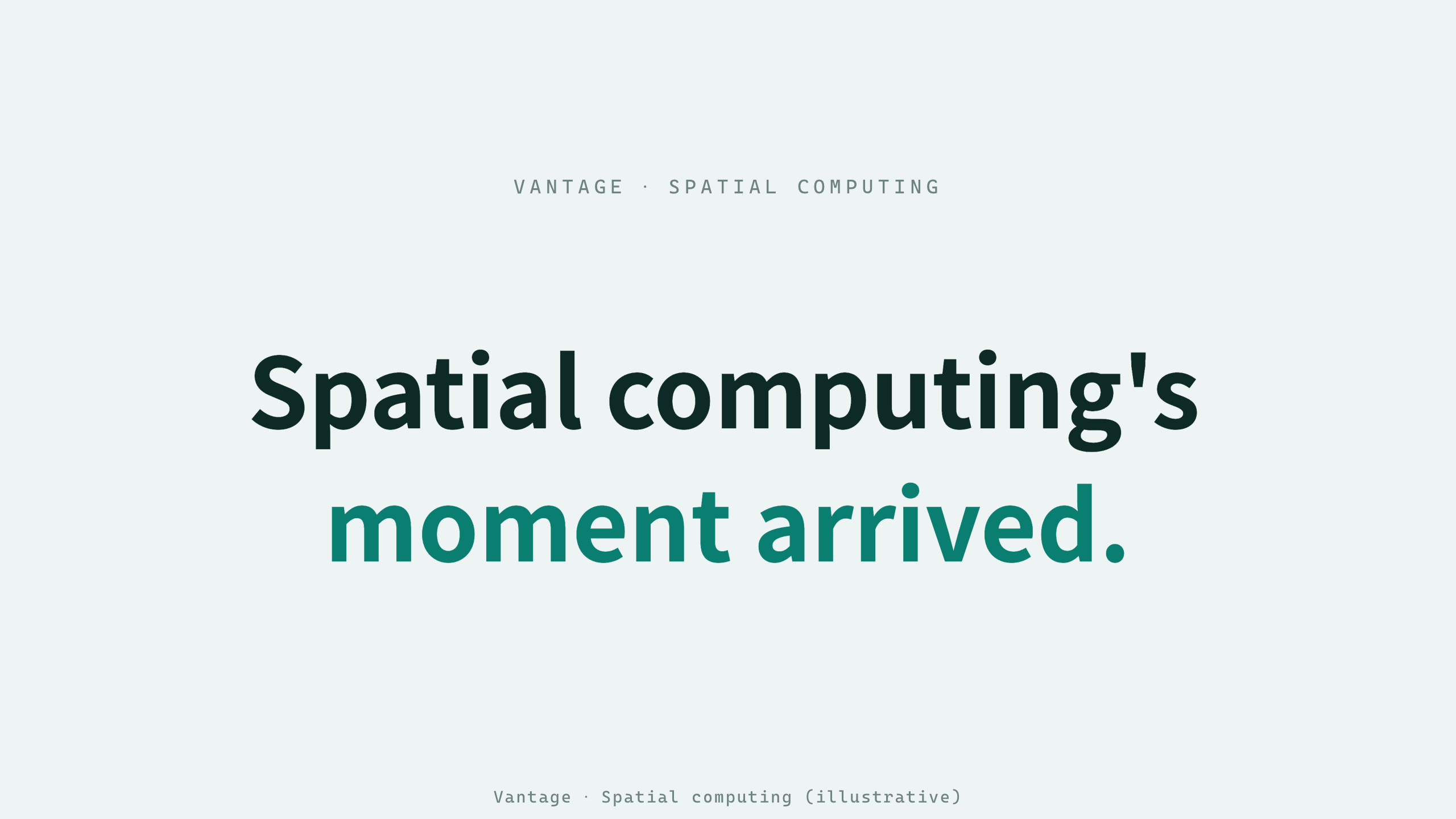 空间计算 / spatial computing 第 1 页